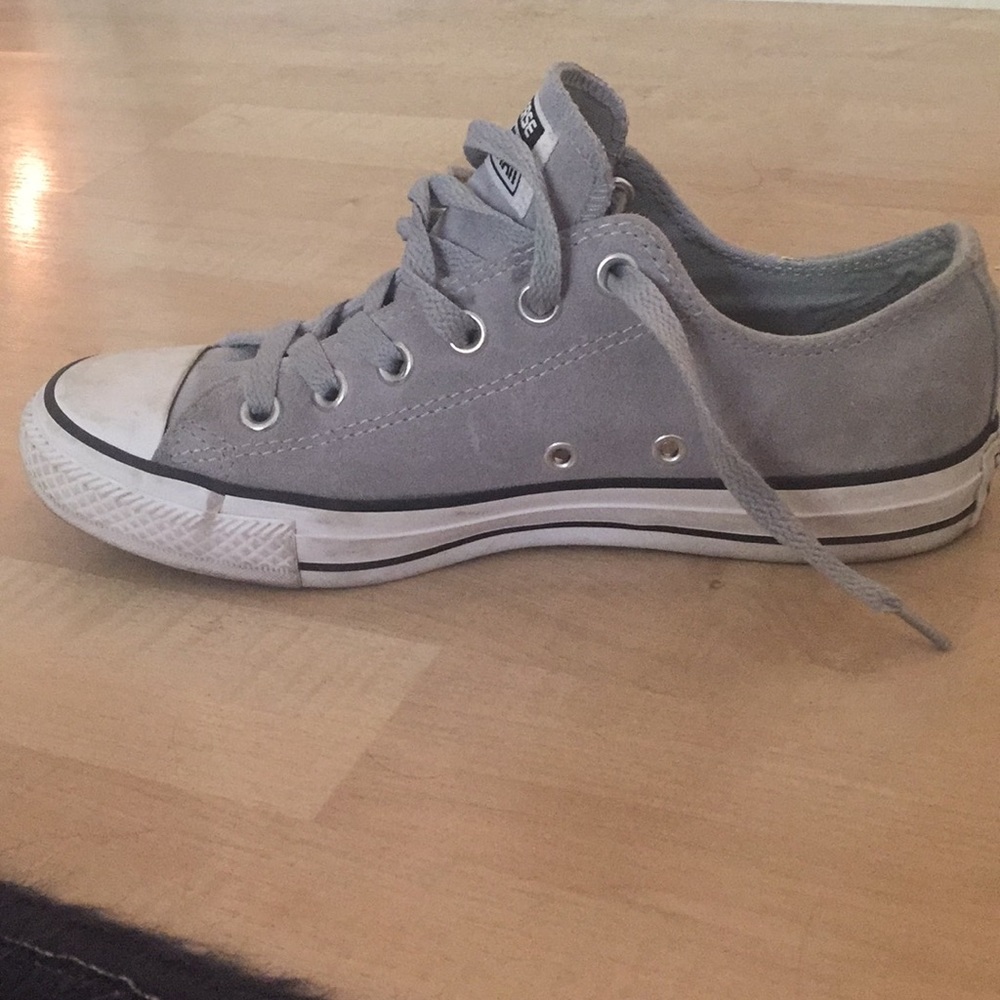 Grey Suede Converse - Picture 2 of 8